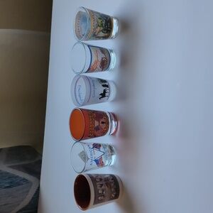 Lot Of 6 Unused Shot Glasses From Gettysburg, PA